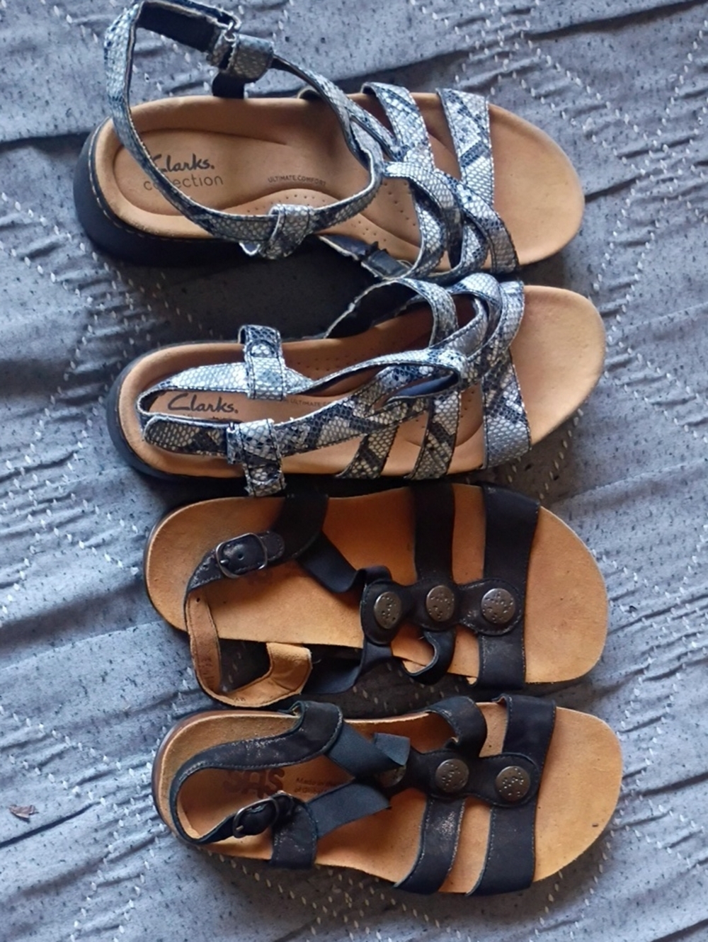 Women’s Sandal Bundle – Clarks + SAS + Casual Styles